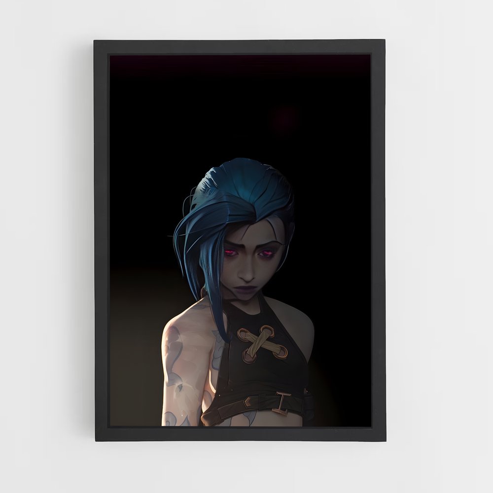 Poster Jinx et ses Enigmes – affiche League Of Legends (vue 2)
